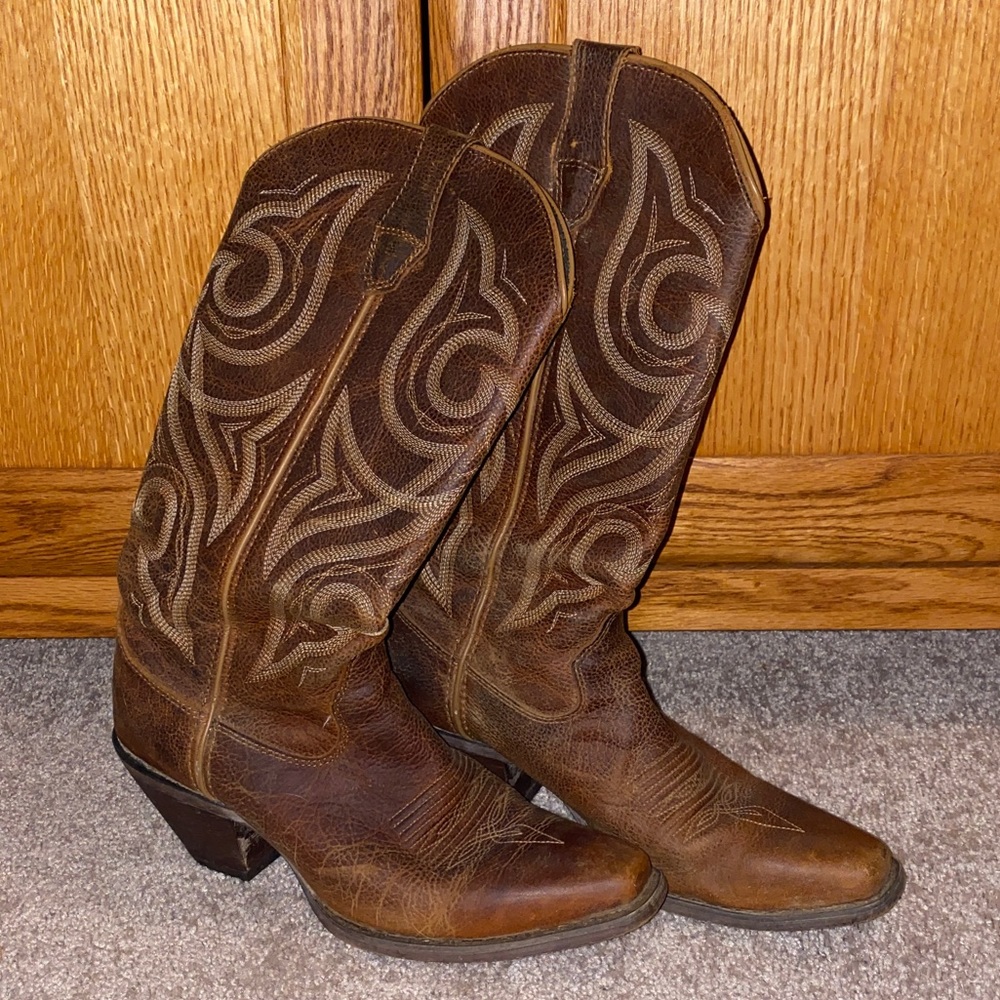 Durango Crush 13” Cowboy Boots sz 8